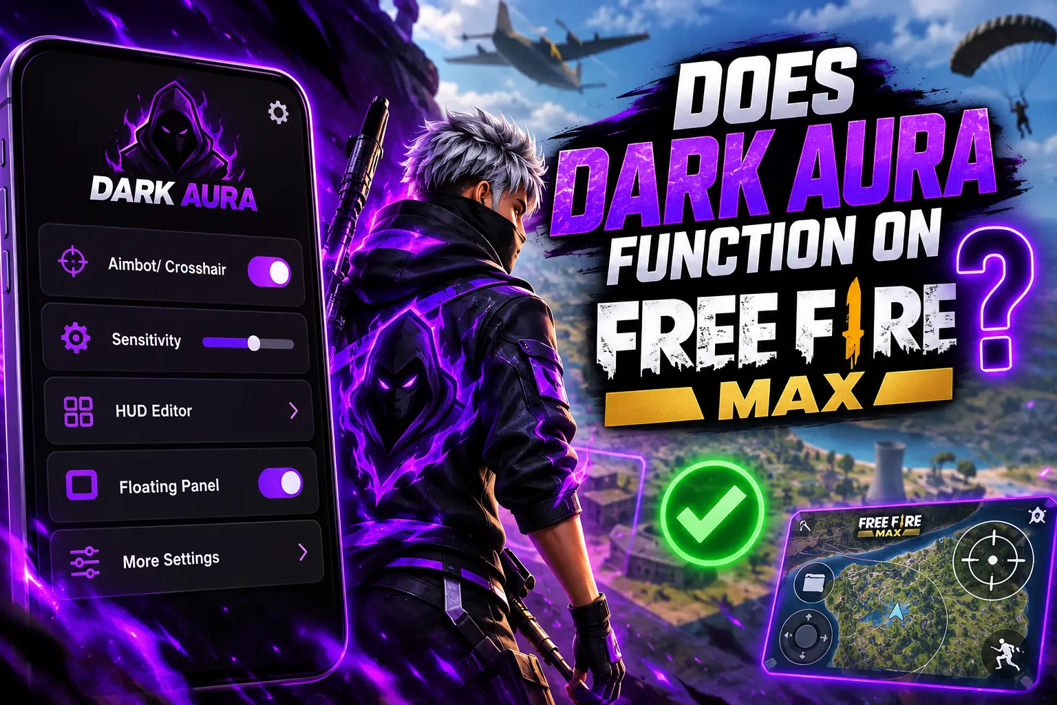 Does the Dark Aura Function on Free Fire MAX?